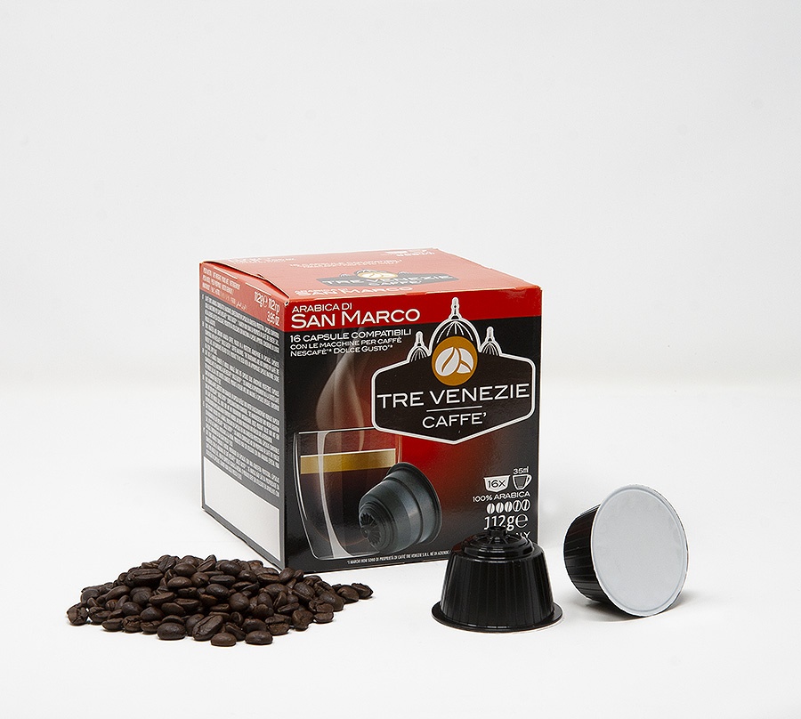 SAN MARCO, TRE VENEZIE, CAPSULE COMPATIBILI DOLCE GUSTO - Caffè Bundì