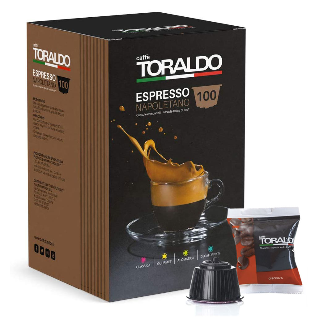 CREMOSO Caffè TORALDO, capsule compatibili DOLCE GUSTO - Caffè Bundì   Capsule Compatibili, Caffè in Grani e Macinato, Liquori al caffe e accessori